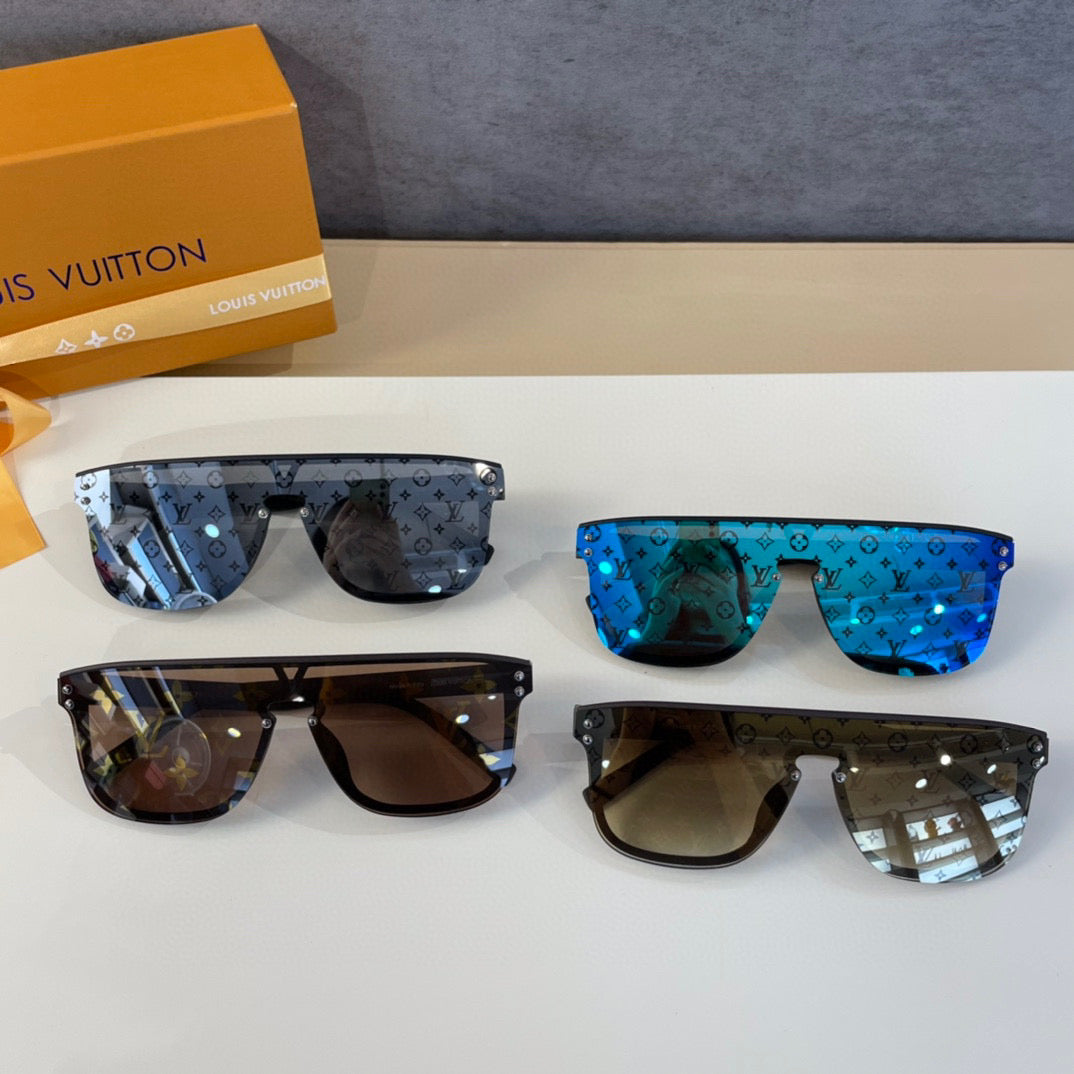 LOUIS VUITTON WAIMEA Men's Sunglasses Black Monogram Z1082W $600.00 -  PicClick