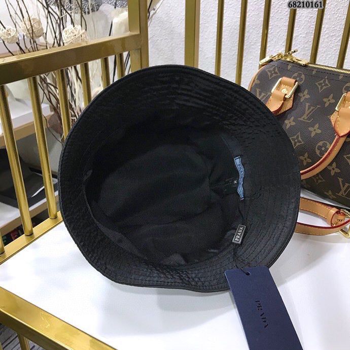 Prada: Beige Re-Nylon Bucket Hat