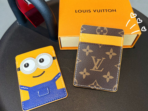 Louis Vuitton Coin Card Holder, Yellow, One Size