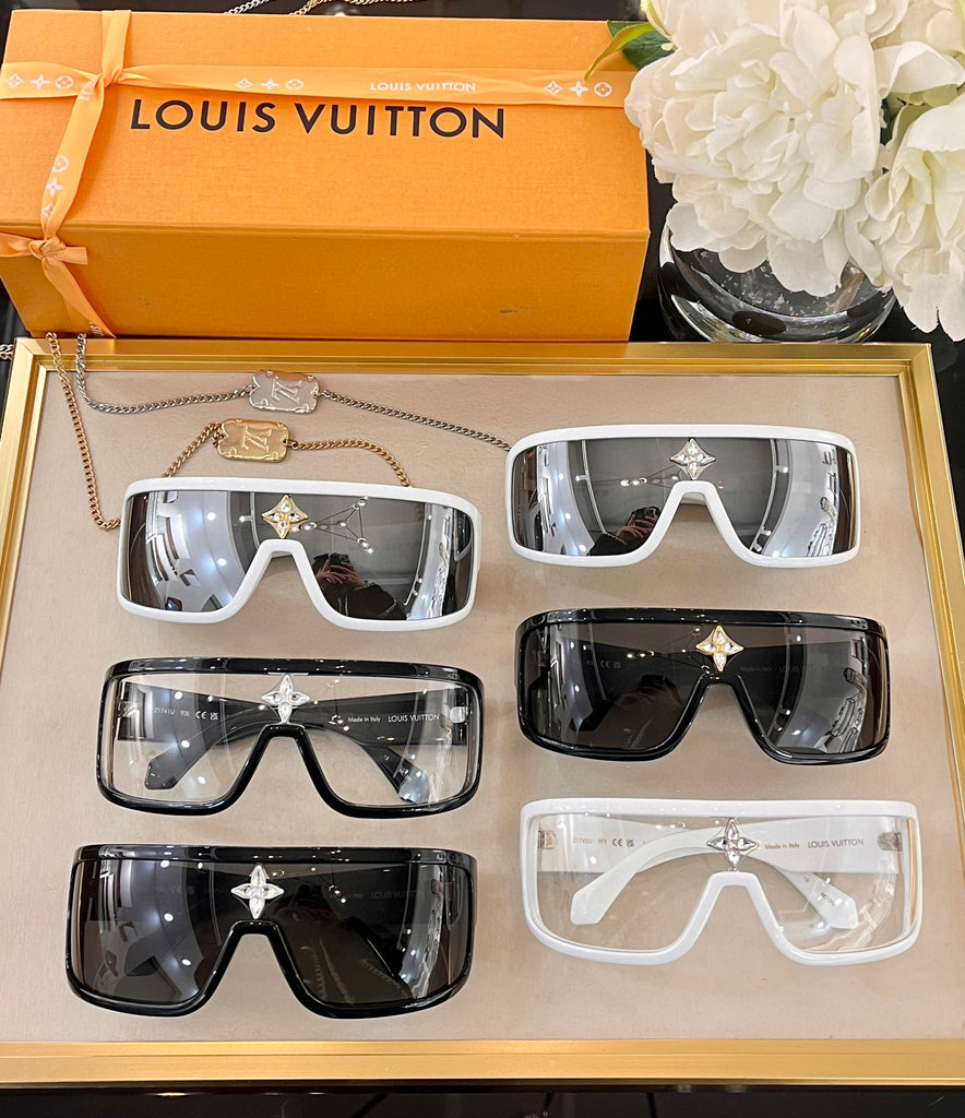 Shop Louis Vuitton 2022-23FW Louis Vuitton ☆Z1742U ☆CYCLONE SPORT MASK  SUNGLASSES by aamitene