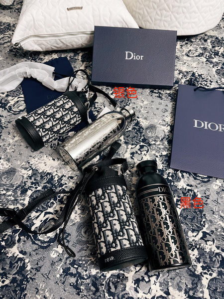 Dior Water Bottle & Bottle Holder Blue Vibe