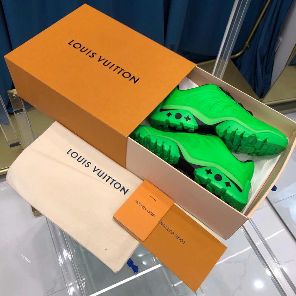 Louis Vuitton Orange Millenium Sneaker