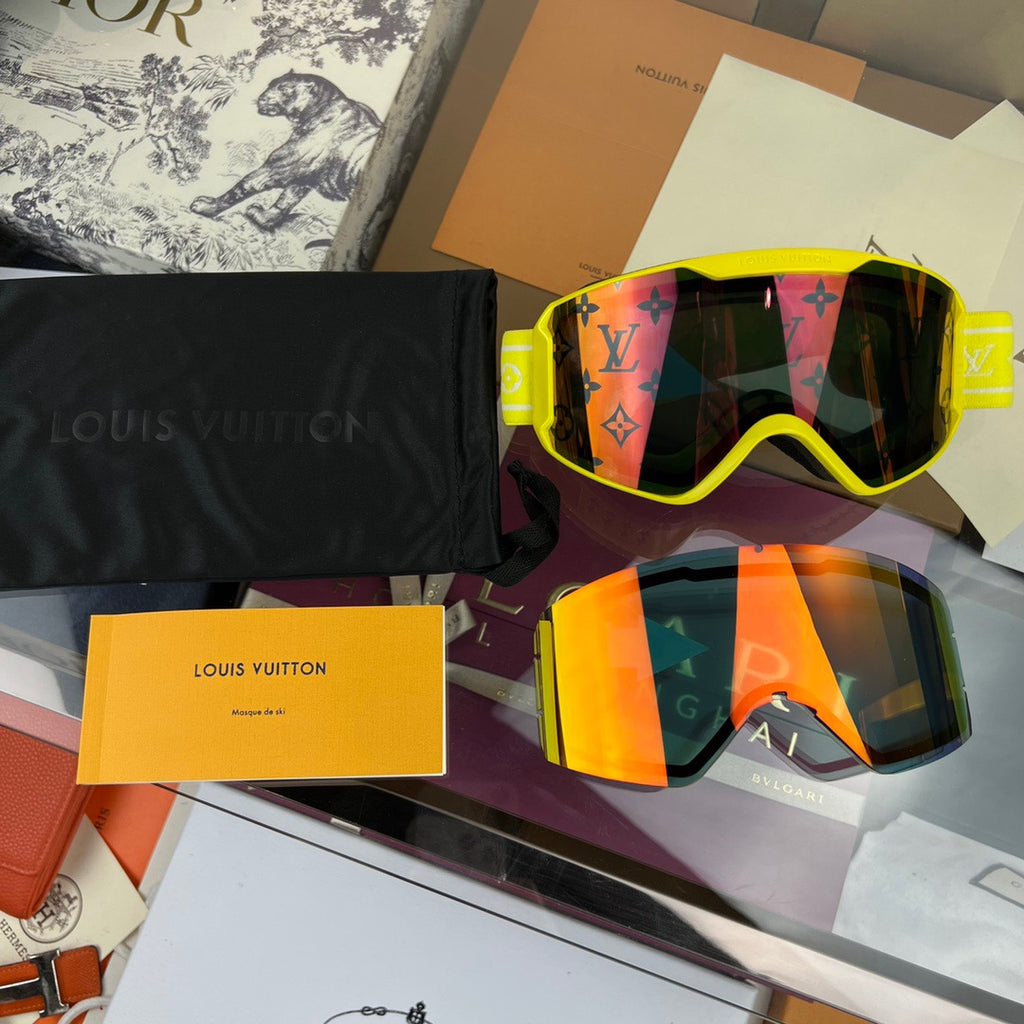 Louis Vuitton Black Monogram Ski Goggles